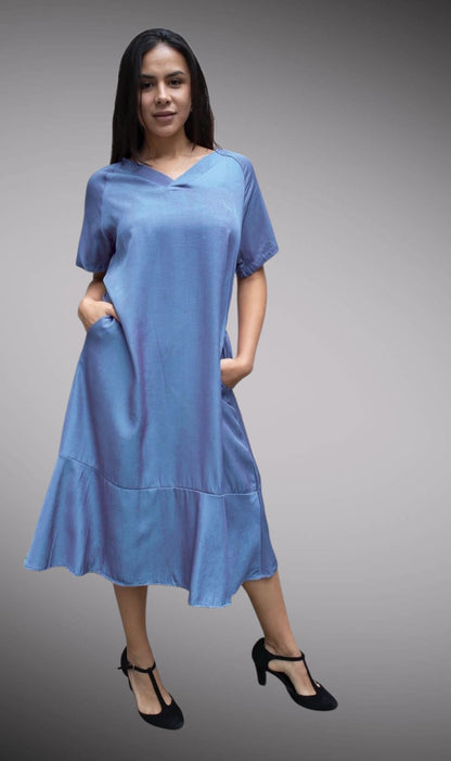 A105 - Vestido Elegancia Suave