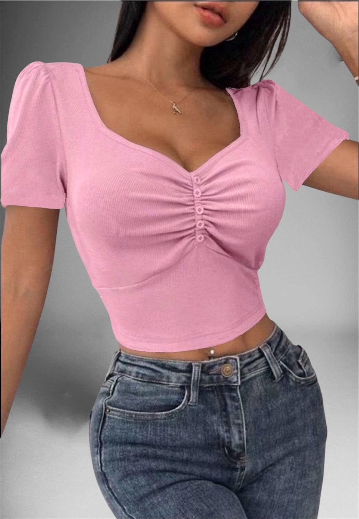 A260 - Polera Crop Top