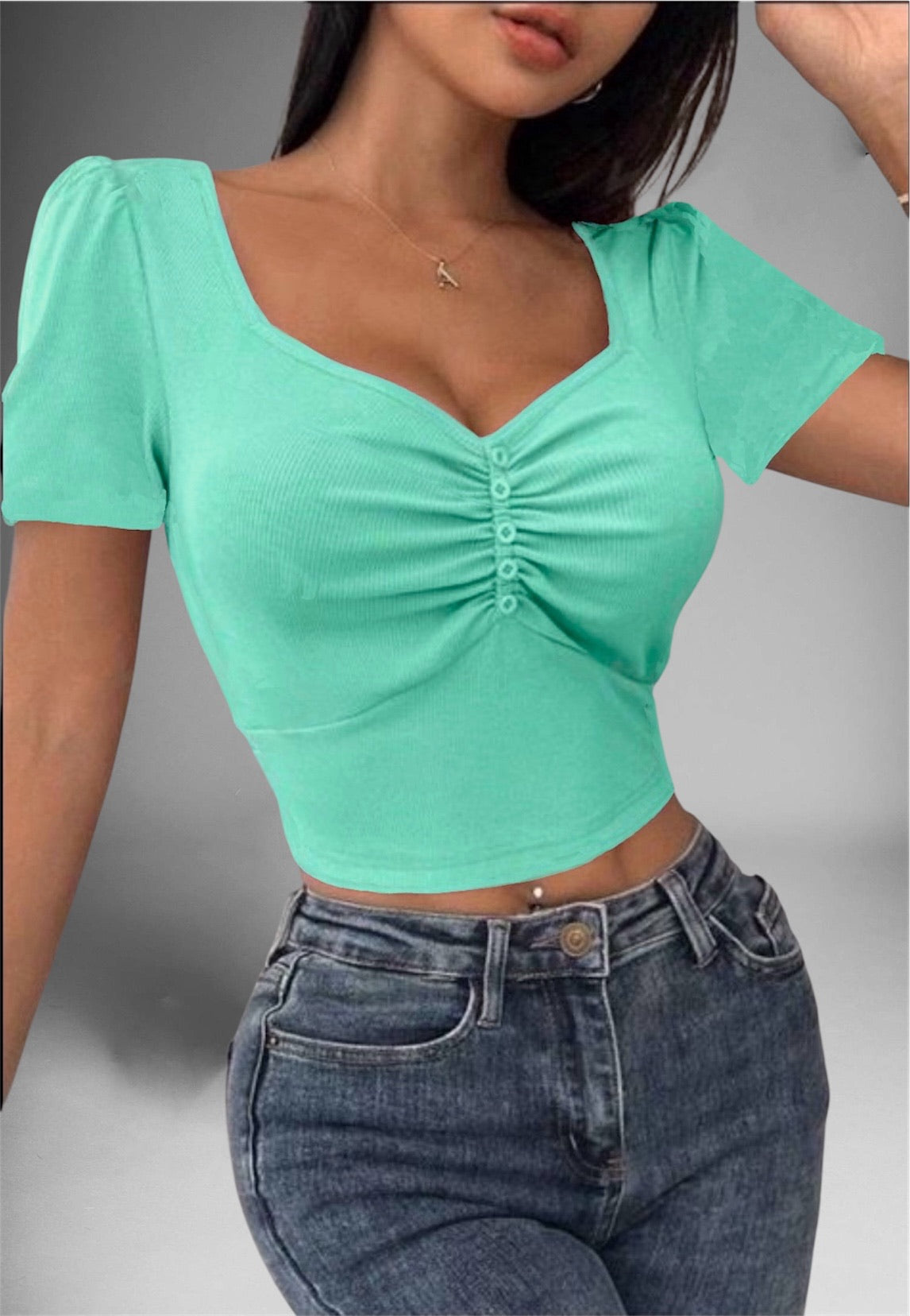 A260 - Polera Crop Top