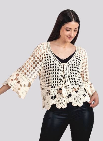 A354- Chaleco Crochet