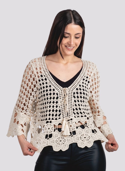 A354- Chaleco Crochet