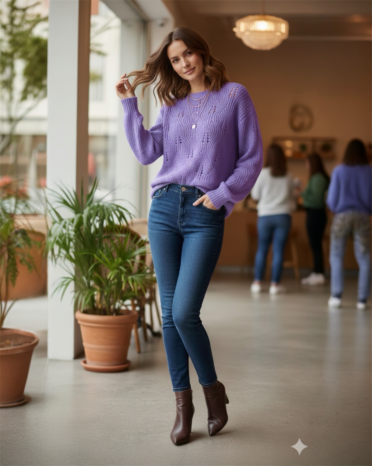 A214 - Sweater Cuello Redondo