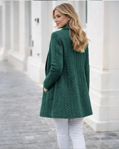 A178 - Chaqueta con Solapa Texturizado
