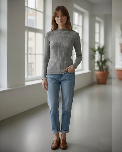 A306 - Sweater Medio Cuello