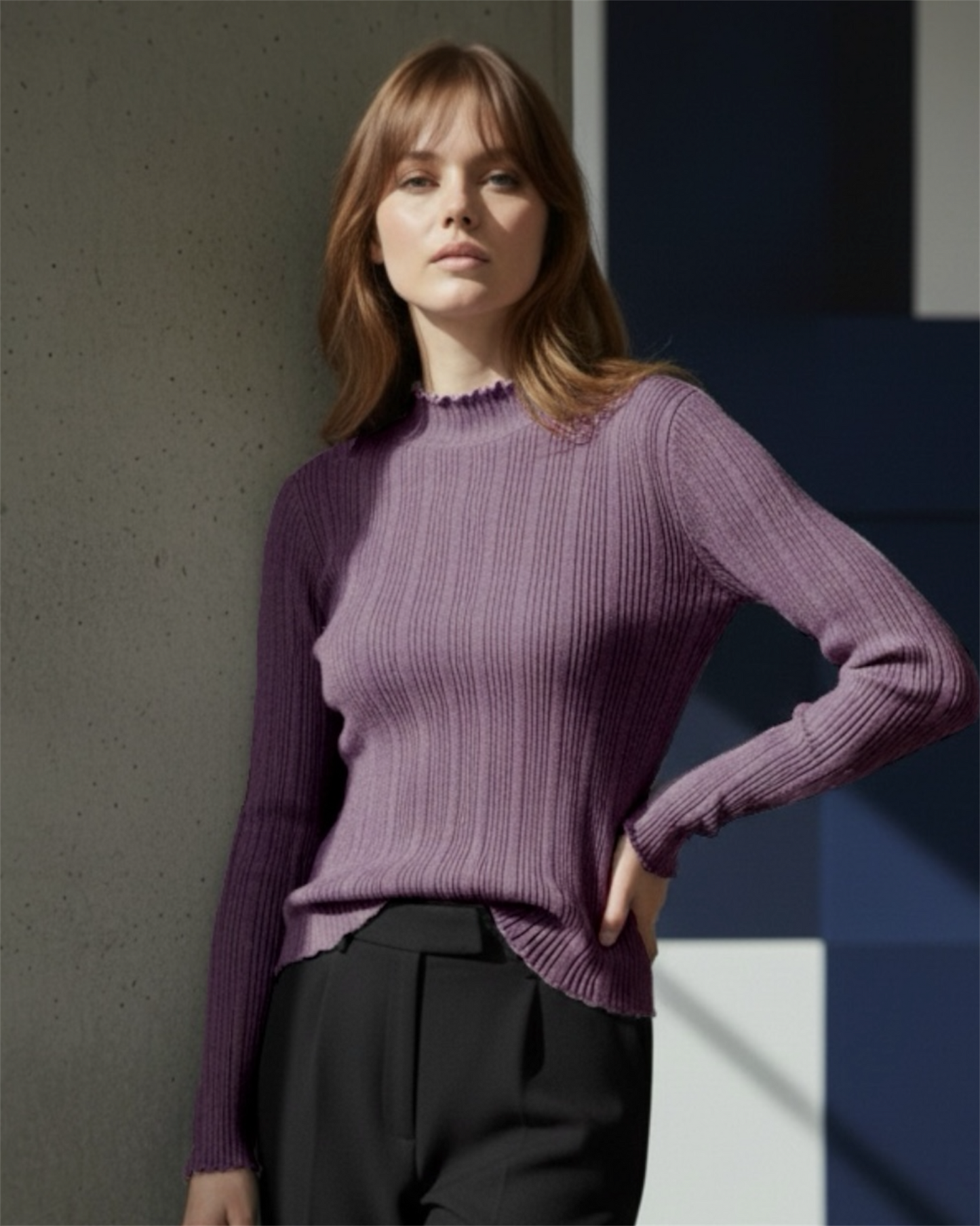 A306 - Sweater Medio Cuello