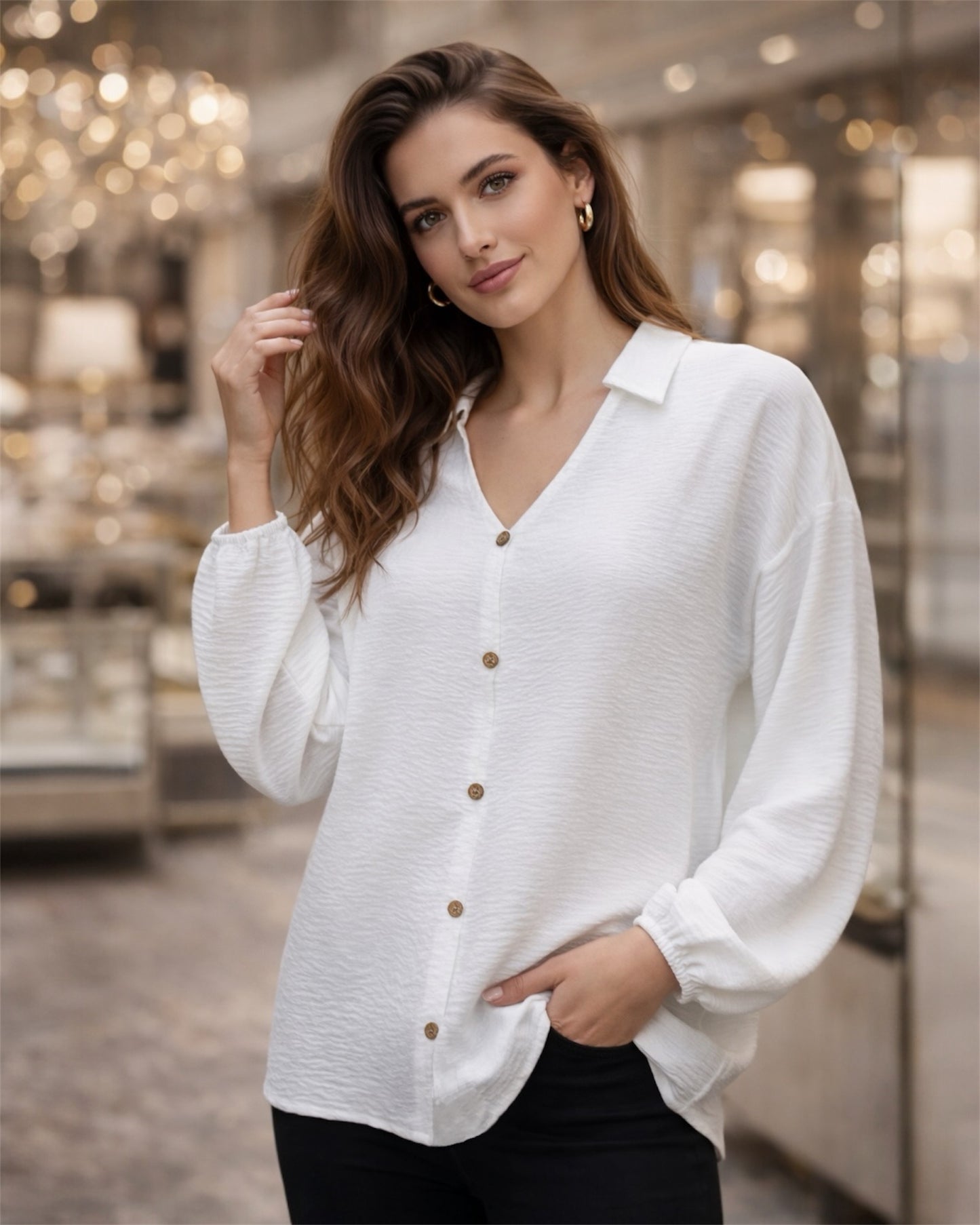 A282 - Blusa Cuello V