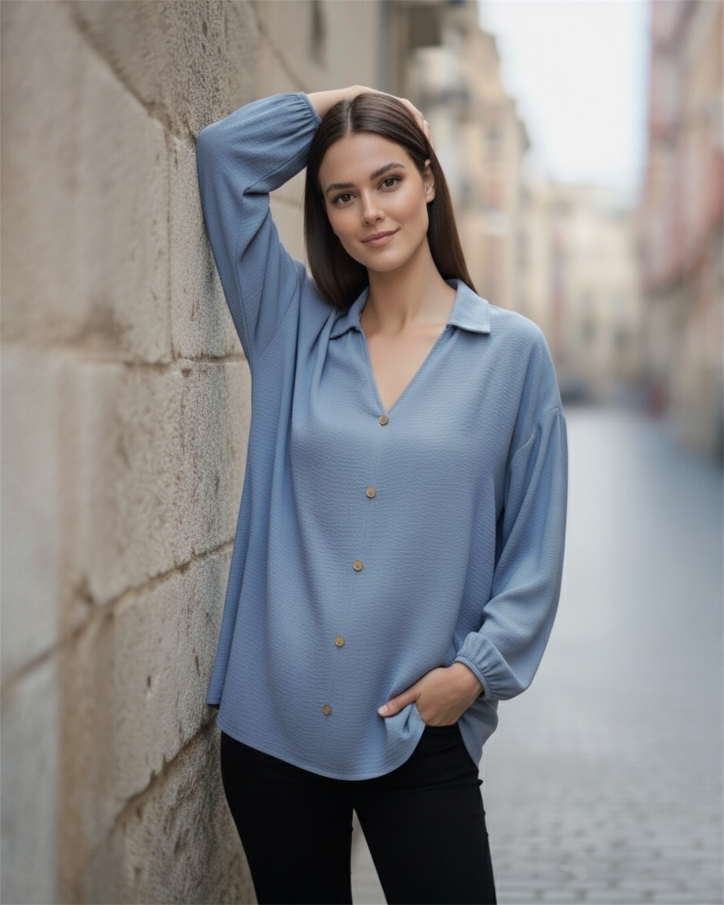 A282 - Blusa Cuello V