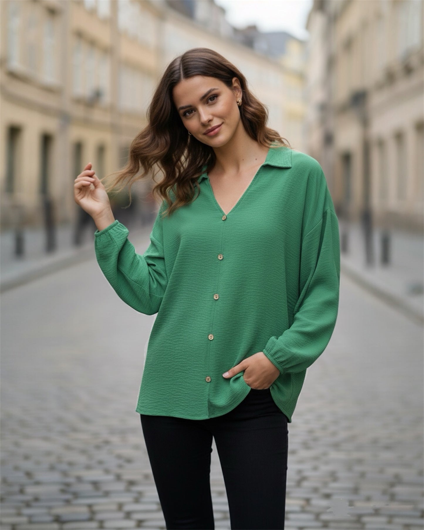 A282 - Blusa Cuello V