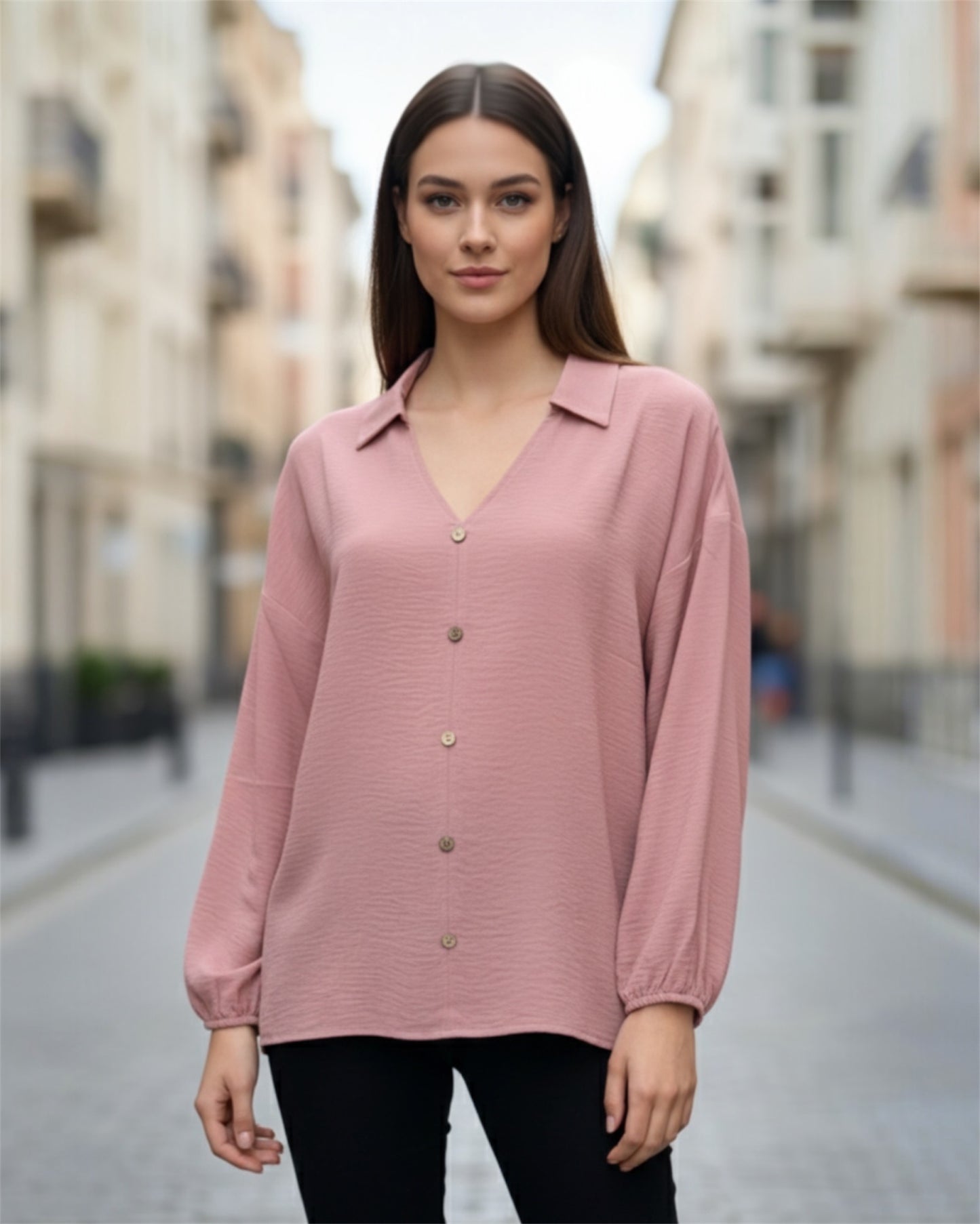 A282 - Blusa Cuello V