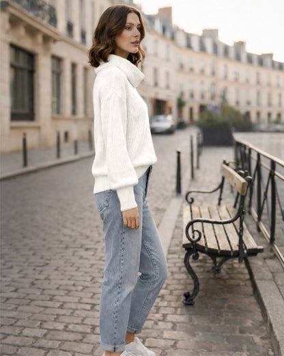 A302 - Sweater de Lana Cuello Tortuga