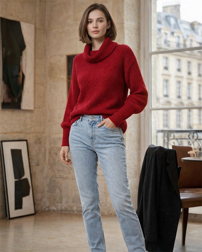 A302 - Sweater de Lana Cuello Tortuga