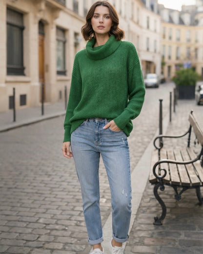 A302 - Sweater de Lana Cuello Tortuga