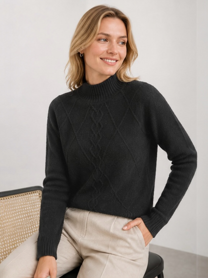 A153 - Sweater de Lana, Medio Cuello