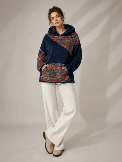 A54- Polerón Polar Sherpa con Capucha