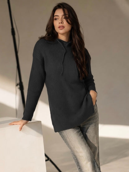 A235 - Sweater de Lana Con Gorro
