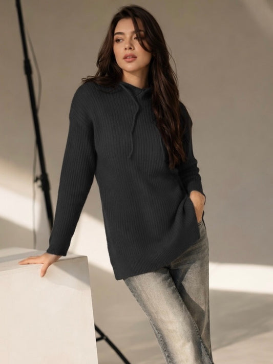 A235 - Sweater de Lana Con Gorro