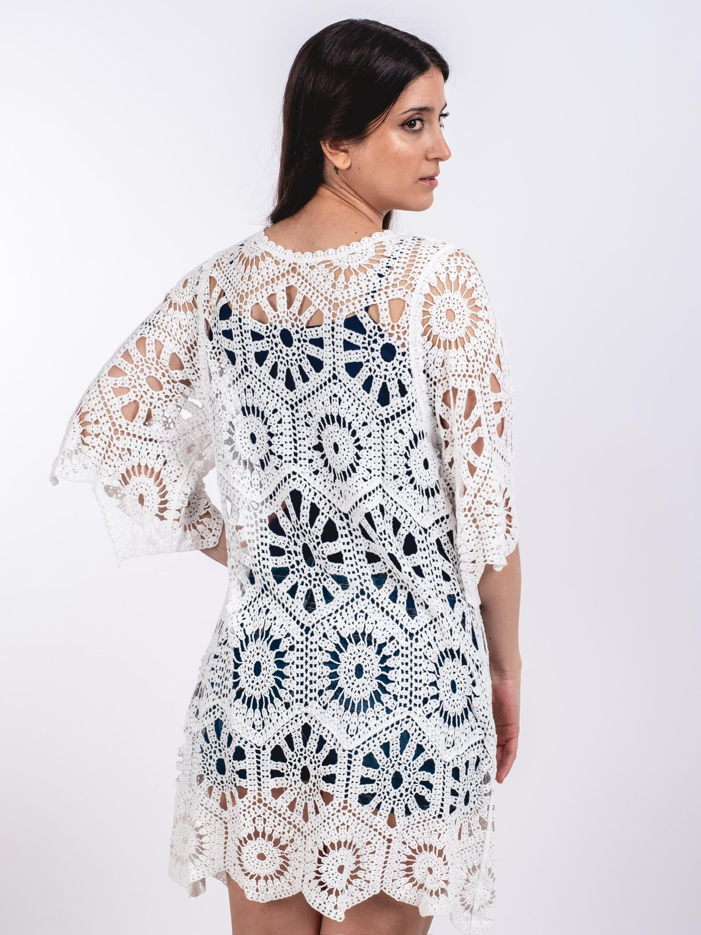 A219 - Tapado de Macramé Largo